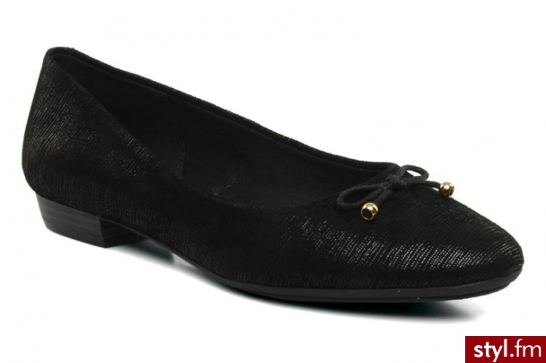 Clarks BALERINKI CAVIER GOLD BY CLARKS (Czarny) - Balerinki Buty Moda