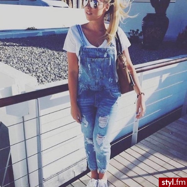 Ogrodniczki Spodnie Moda