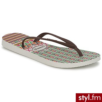 Havaianas Japonki GRAPHIC Brown - Klapki Buty Moda