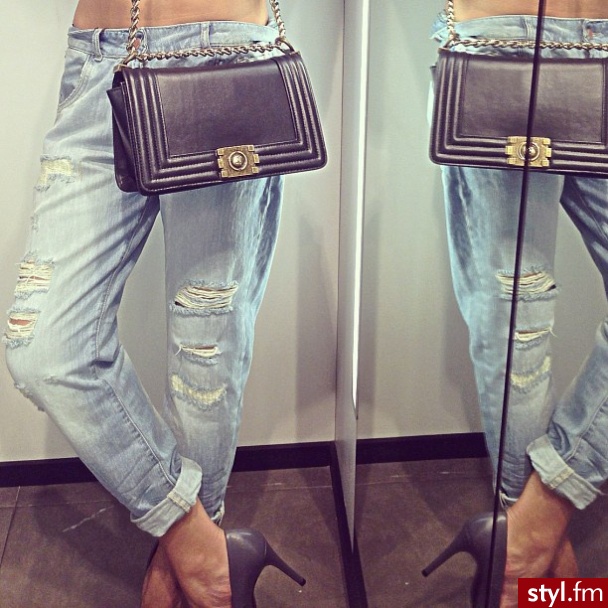 Jeansy Spodnie Moda