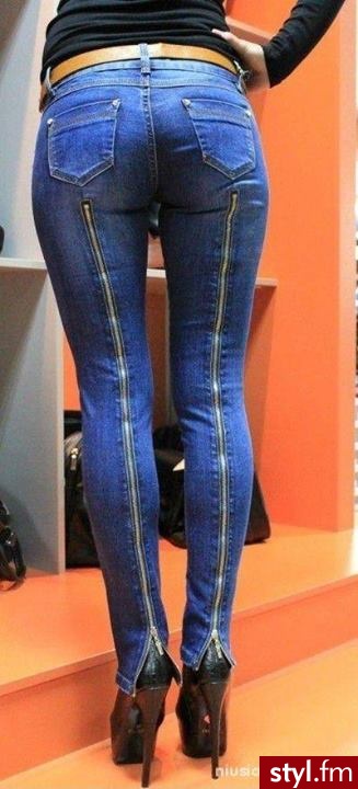 Jeansy Spodnie Moda