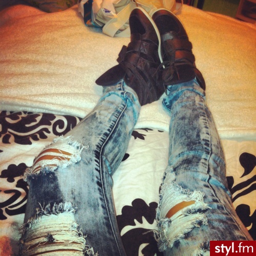 Jeansy Spodnie Moda