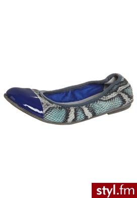 fullstop Baleriny niebieski (ACR012) - Balerinki Buty Moda