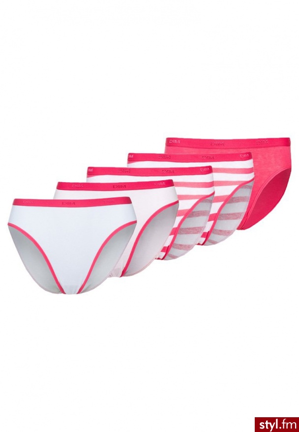 DIM 5 PACK Figi różowy (6C65380) - Majtki Bielizna Moda