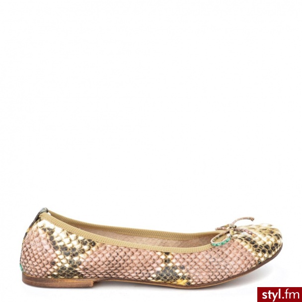 Venezia BALERINY BA7 PIT GIALL - Balerinki Buty Moda