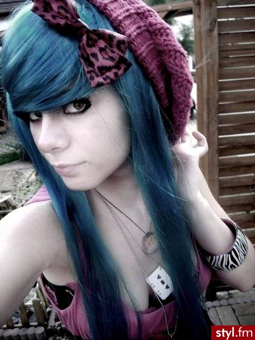 Punk Rock Alternatywne Średnie Fryzury