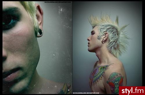 Punk Rock Alternatywne Średnie Fryzury