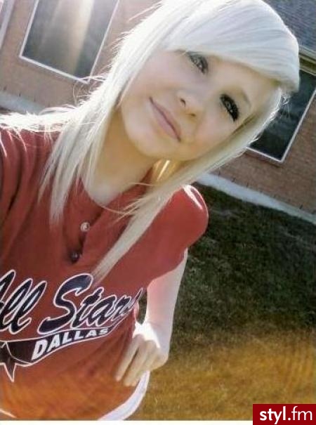 Blond Rozpuszczone Proste z grzywką Na co dzień Średnie Fryzury
