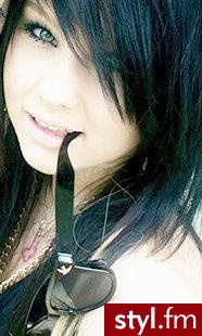 EMO Alternatywne Średnie Fryzury