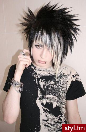 EMO Alternatywne Średnie Fryzury