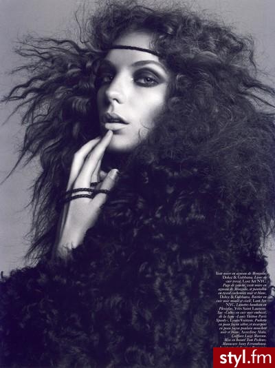 Daria Werbowy. fajna sesja - Daria Werbowy - Pozostałe Ciuchy Moda