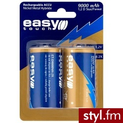 Easy Touch R20 D Ni-MH 9000mAh 2 x - Bransoletki Biżuteria Moda