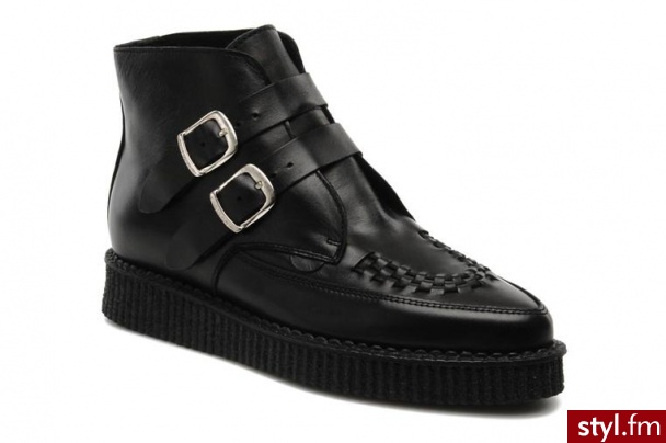 Underground PÓŁBUTY I BOTKI BOWIE BY UNDERGROUND (Czarny) - Botki Buty Moda