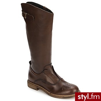 Hip Buty Dziecko  Elvene Brown - Kozaki Buty Moda