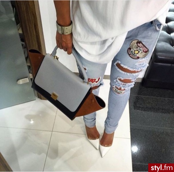 Jeansy Spodnie Moda