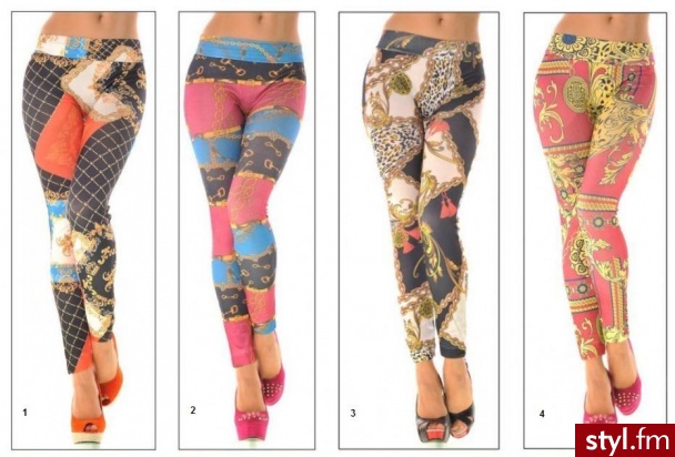 Leginsy Spodnie Moda