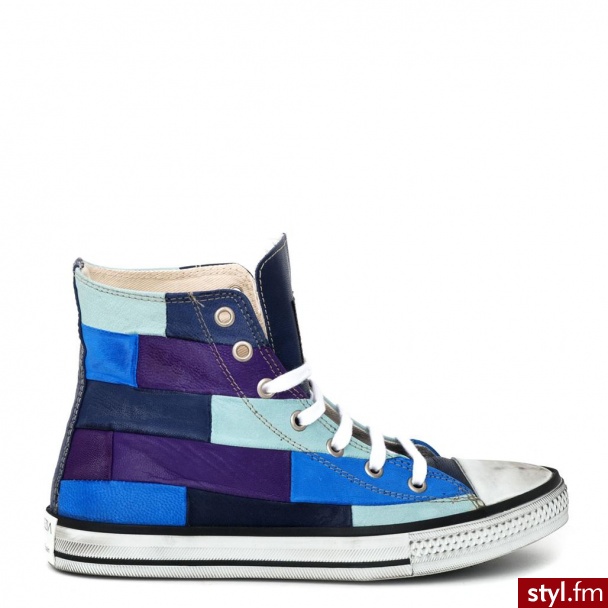 Venezia PÓŁBUTY SZNUROWANE 421 MULTIAZUL - Półbuty Buty Moda