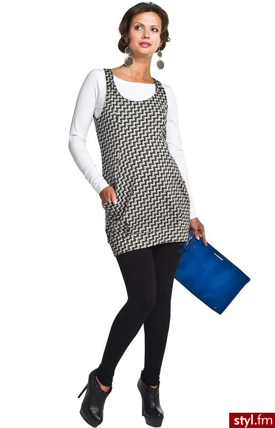Torelle Merano tunika (biało-czarny) - Tuniki Ciuchy Moda