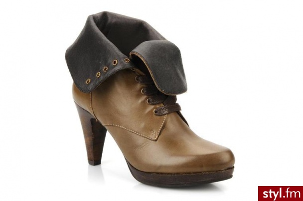 Myma PÓŁBUTY I BOTKI TARDEMON BY MYMA (Brązowy) - Botki Buty Moda