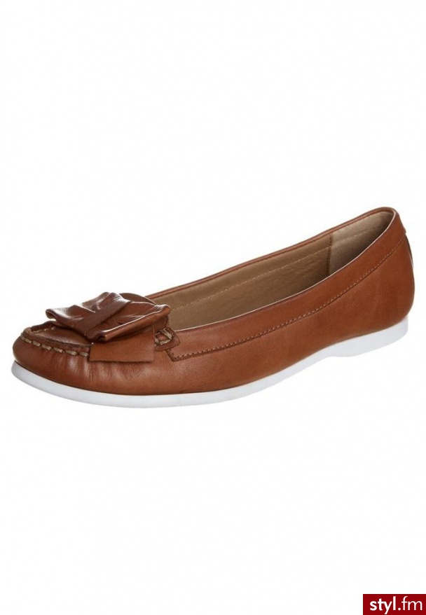 Pier One Baleriny brązowy - Balerinki Buty Moda