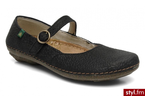 El Naturalista BALERINKI TORCAL N301 BY (Czarny) - Balerinki Buty Moda