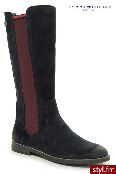 Tommy Hilfiger MEIZ 4A MIDNIGHT - Kozaki Buty Moda