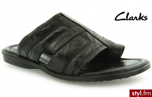 Clarks KLAPKI URBAN SOFT BLACK - Klapki Buty Moda