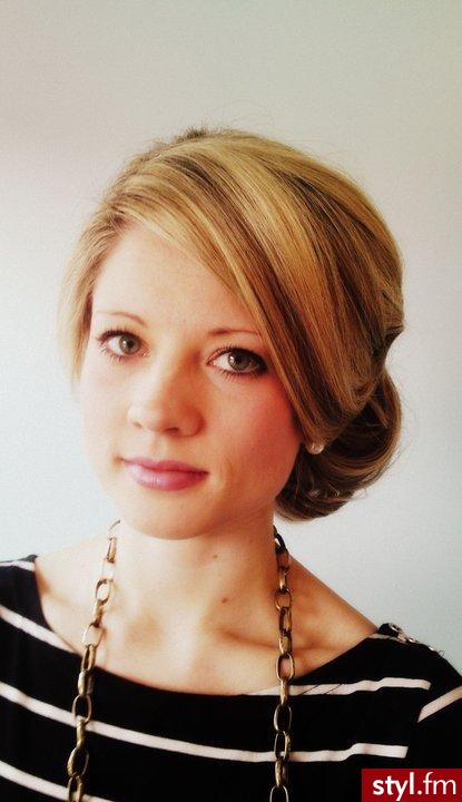 Blond Rozpuszczone Proste Wieczorowe Długie Fryzury