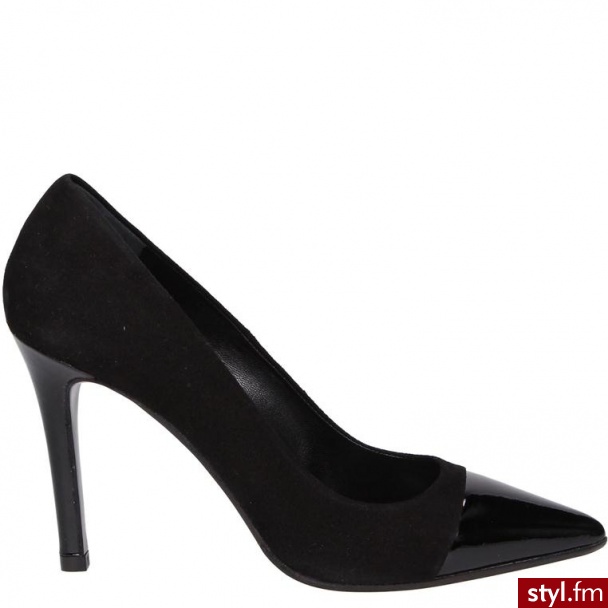 Venezia CzÓŁENKA 419 z+VE NERO - Czółenka Buty Moda