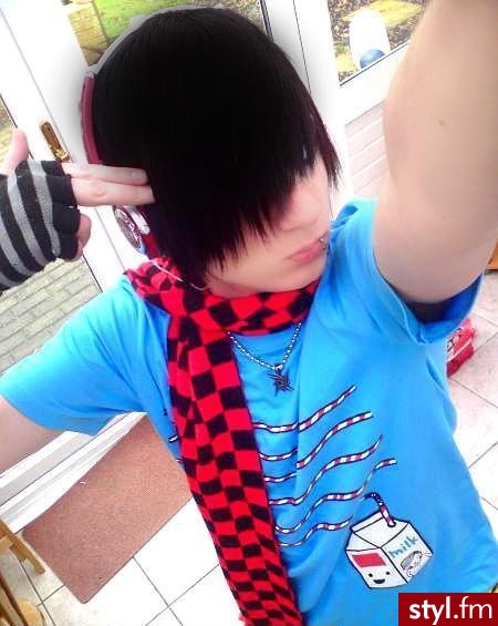 EMO Alternatywne Średnie Fryzury