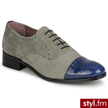 Fericelli Richelieu RIzzI Grey / Blue - Pozostałe Buty Moda