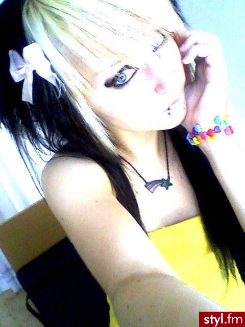 EMO Alternatywne Średnie Fryzury