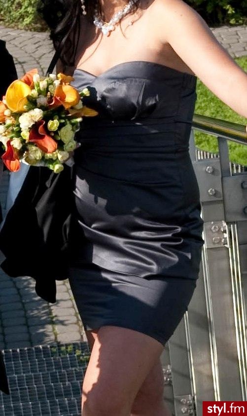 sukienka. sukienka,rozm.38,kolor grafitowy - Misz-masz