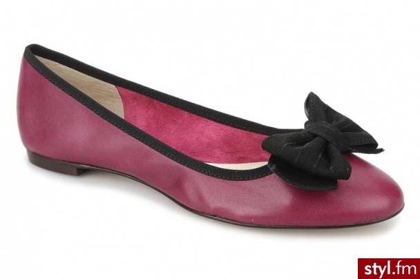 Georgia Rose BALERINKI FIANA BY GEORGIA ROSE (Fioletowy) - Balerinki Buty Moda