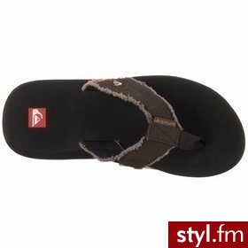 Quiksilver Klapki męskie ABYSS brązoweroz. 41 - Klapki Buty Moda