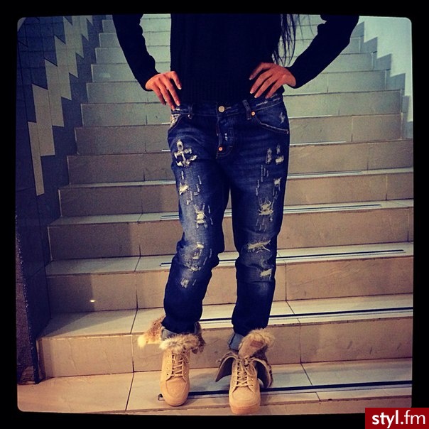 Jeansy Spodnie Moda