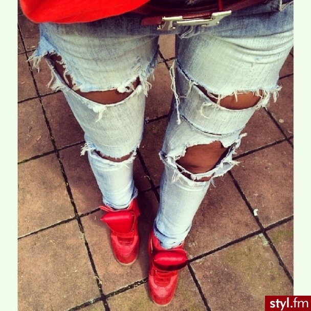 Jeansy Spodnie Moda