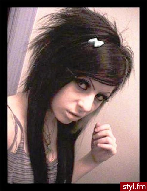 EMO Alternatywne Średnie Fryzury