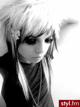 EMO Alternatywne Średnie Fryzury