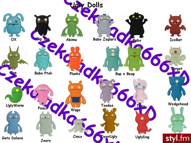 Ugly Dolls. Słodkie Paskudy z wyjątkowymi osobowościami - Gadżety Inne Moda