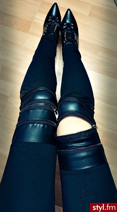 Leginsy Spodnie Moda
