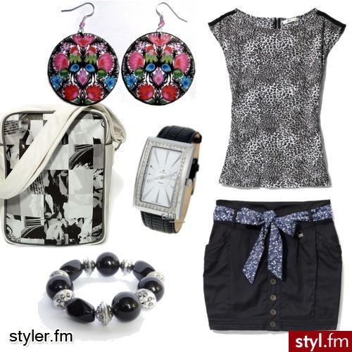 Oryginalnie. klasyczny zegarek plus orientalne kolczyki? czemu nie ;) - Styler