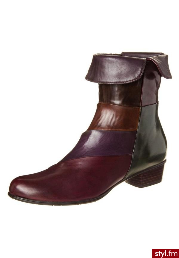 Everybody Botki czerwony (14674Q3254) - Botki Buty Moda