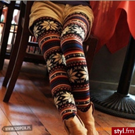 Leginsy Spodnie Moda