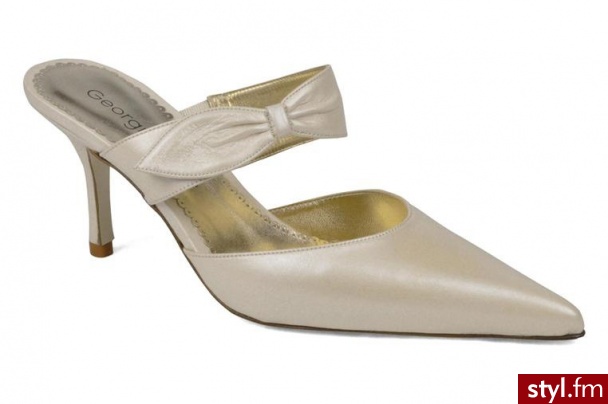 Georgia Rose CZÓŁENKA MAJI BY GEORGIA ROSE (Biały) - Czółenka Buty Moda