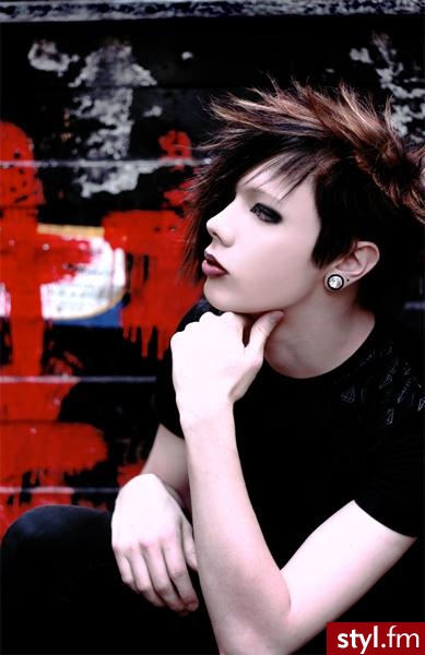 EMO Alternatywne Średnie Fryzury