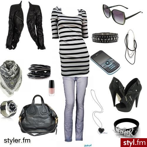 rockowo xD. trendy zestaw dla modnych osób w rockowym klimacie xD - Styler