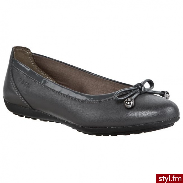 Geox Baleriny D Piumabal E D13D8E 08102 C1006 Szary - Balerinki Buty Moda