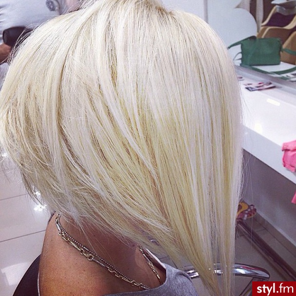 Blond Rozpuszczone Proste Na co dzień Krótkie Fryzury