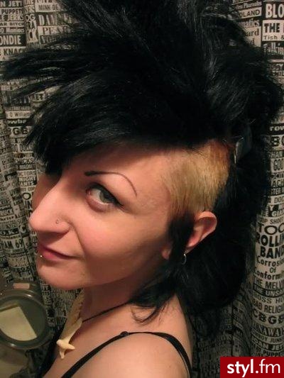 Punk Rock Alternatywne Średnie Fryzury